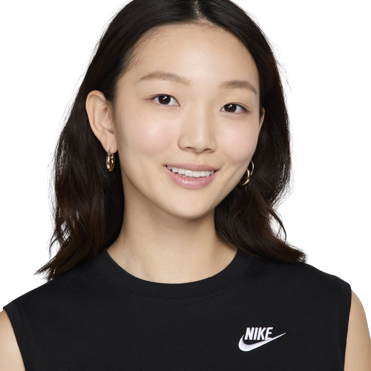 (WMNS) Nike Sportswear Club Crop Top 'Black' FV5506-010