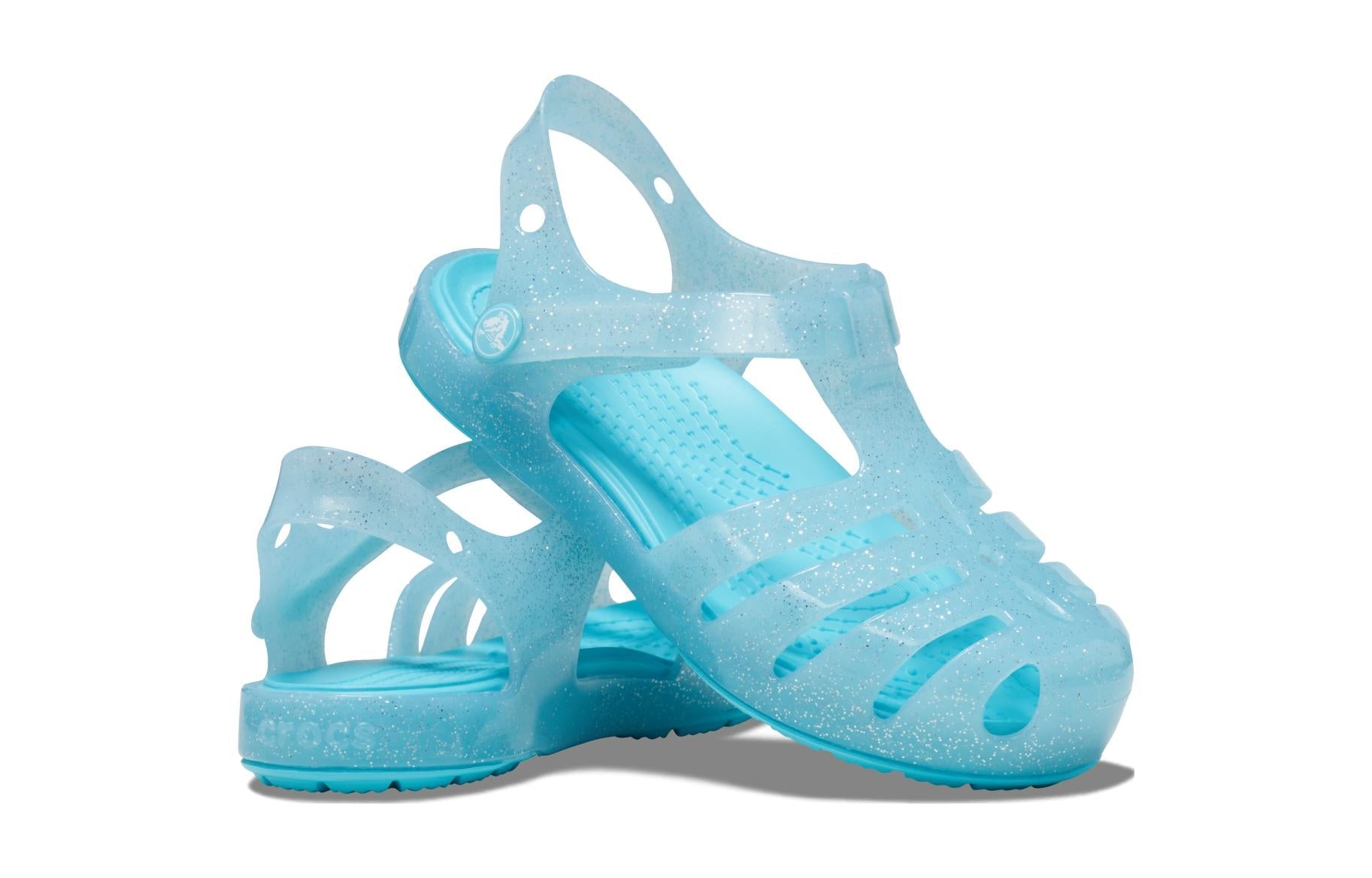 (GS) Crocs Isabella Sandals 'Glitter Blue' 208444-411