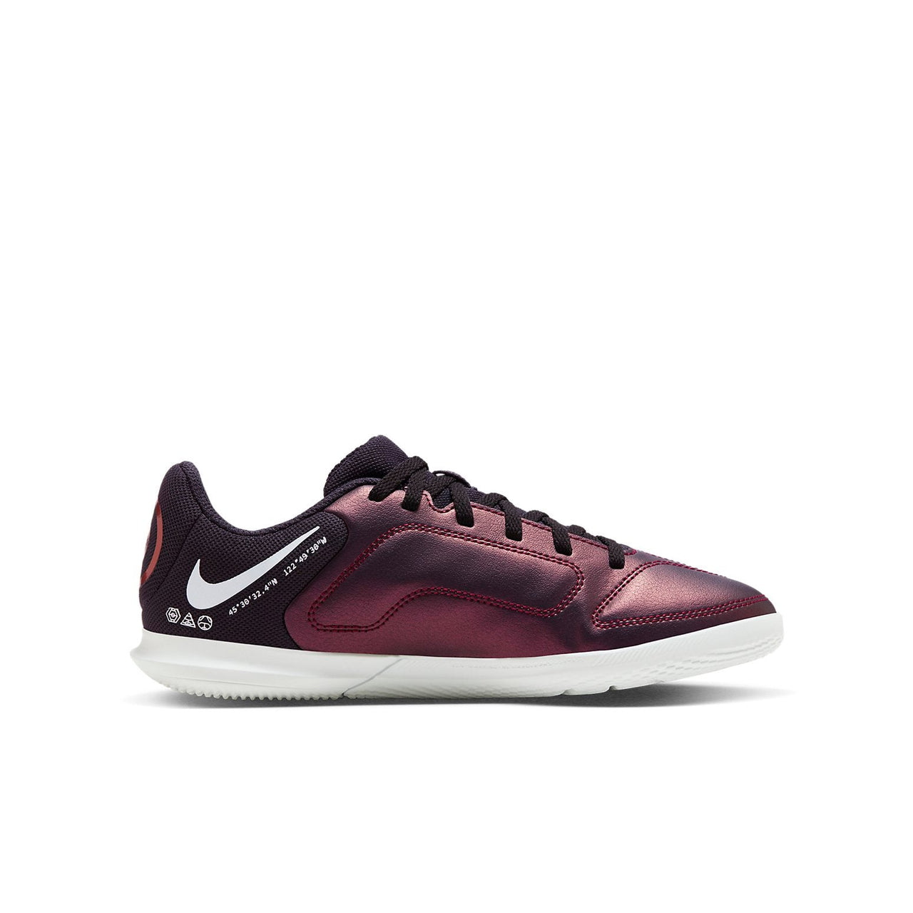 (GS) Nike Tiempo Legend 9 Club IC Soccer Shoes 'Burgundy White' DR6069-510
