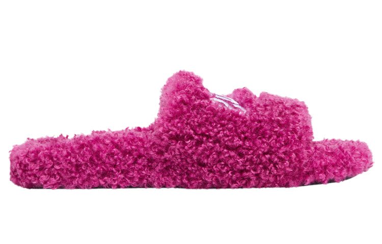 (WMNS) Balenciaga Cities Paris Furry Slides 'Pink' 654261W2DO25301