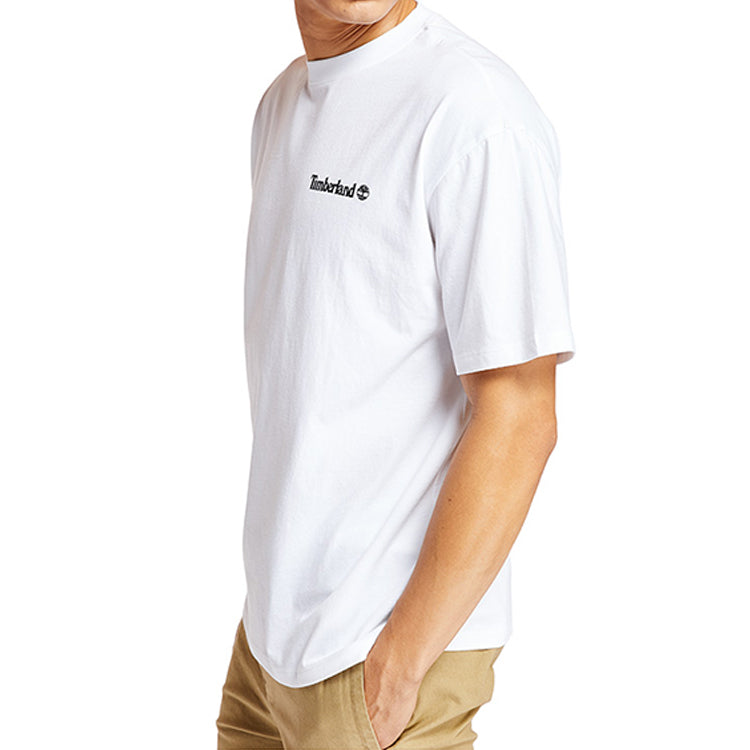 Men's Timberland SS20 Round Neck Printing Short Sleeve White A28NC100