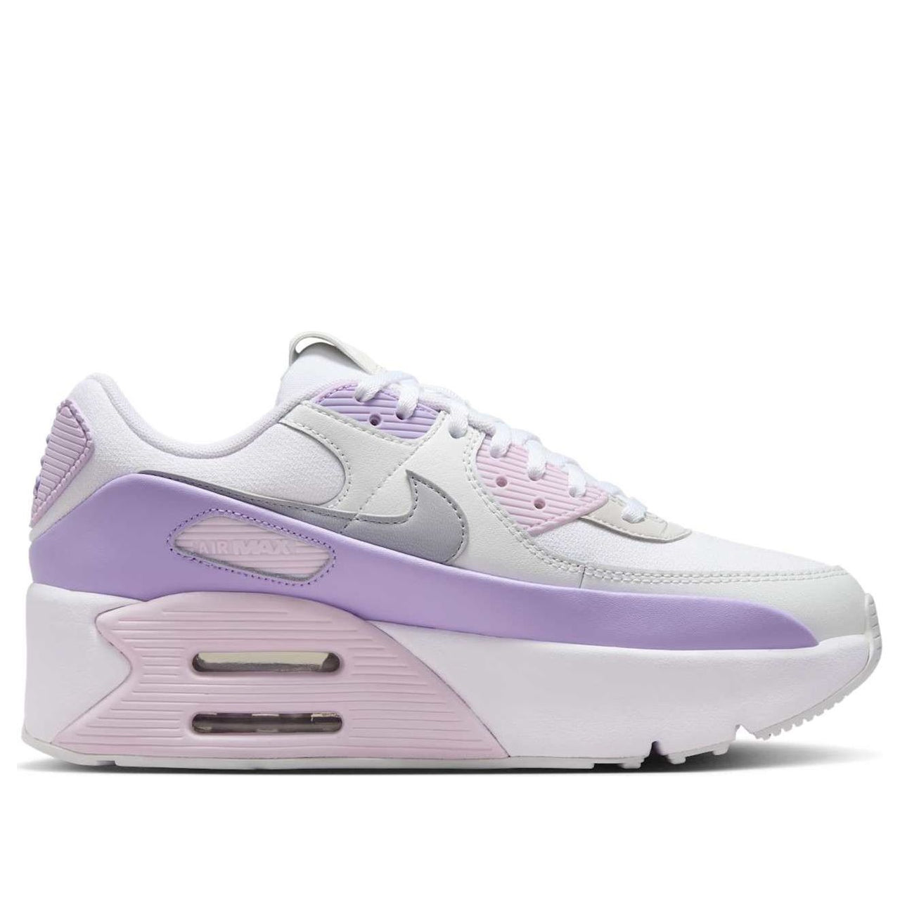 (WMNS) Nike Air Max 90 LV8 'White Hydrangeas Wolf Grey' FD4328-113
