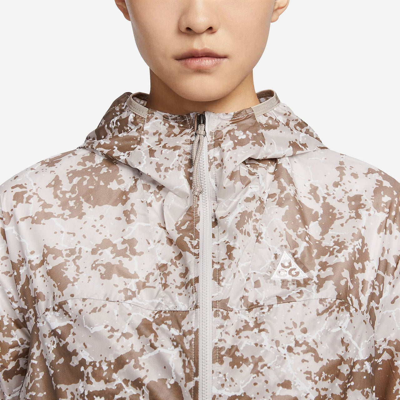 (WMNS) Nike ACG Print Trail Jacket 'Camo' FB7857-012