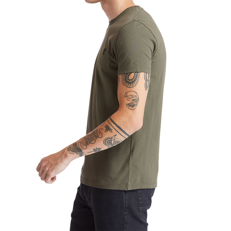 Timberland Causual Round Collar Male Green A2EKJA58
