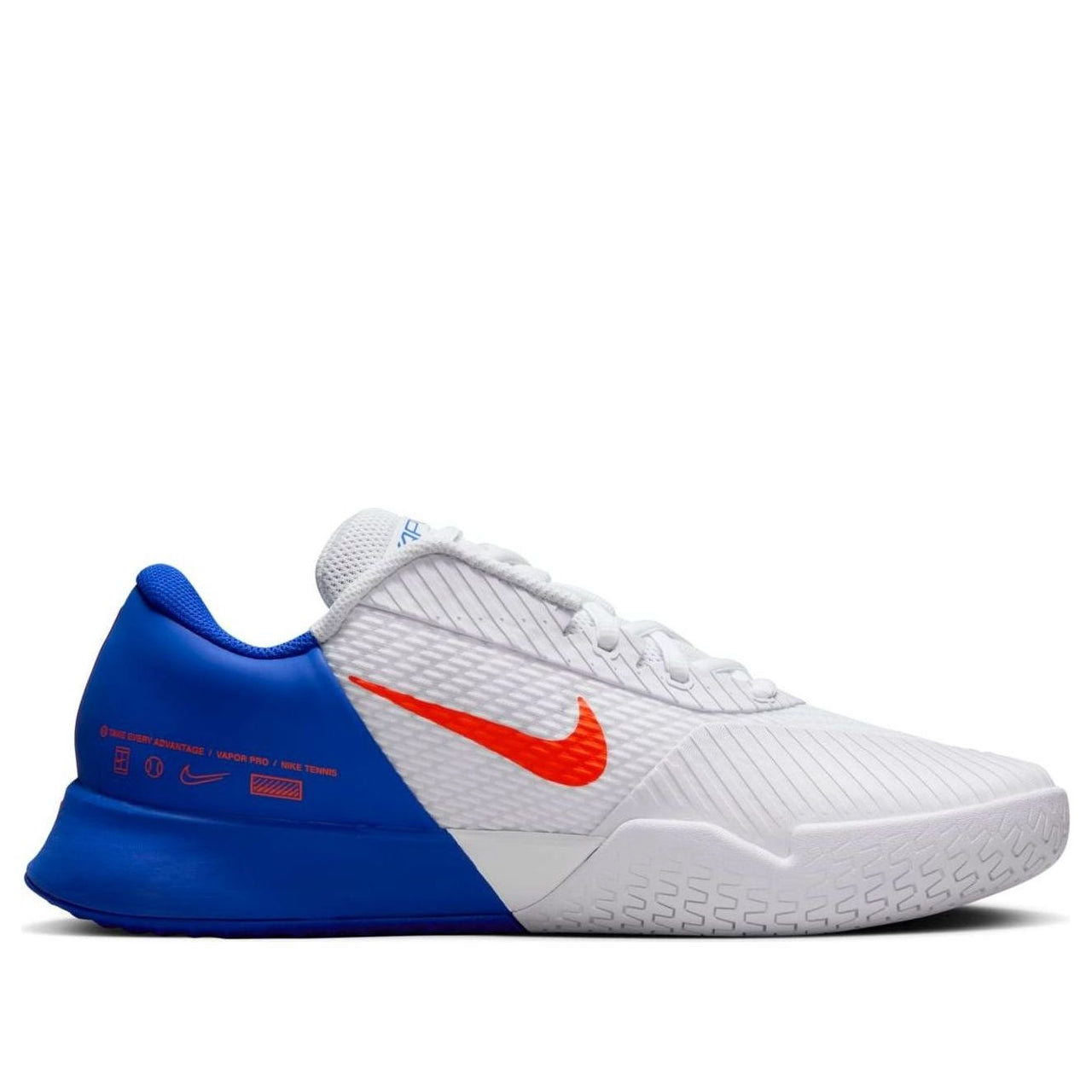 Nike Court Air Zoom Vapor Pro 2 HC 'White Hyper Royal Hyper Crimson' DR6191-106
