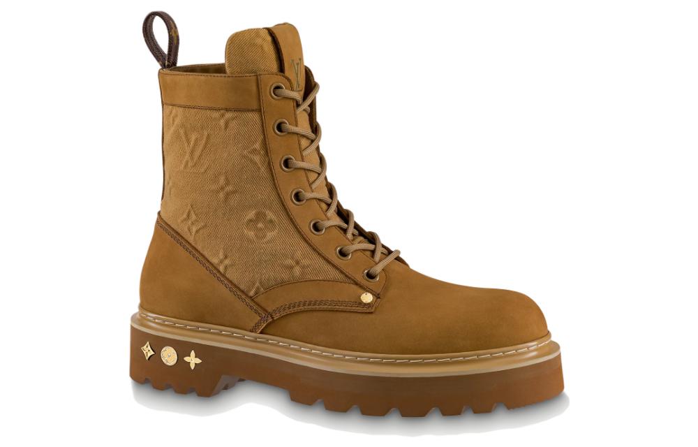 حذاء LOUIS VUITTON LV Ranger Ankle Boots بني 1AARXH