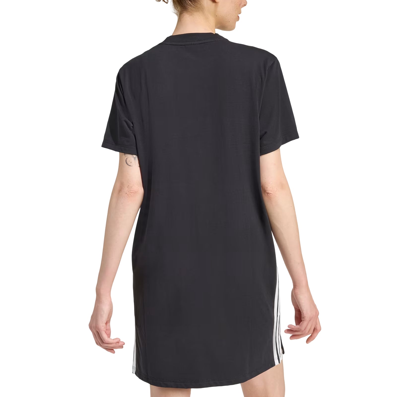 (WMNS) adidas Essential 3-Stripes T-Shirt Dress Asia Sizing 'Black White' KC4818
