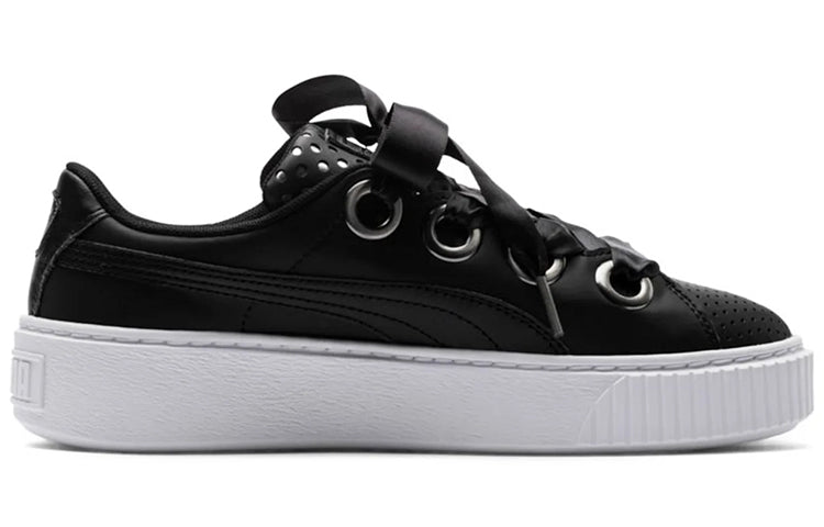 (WMNS) PUMA Platform Kiss Ath Lux Black 366704-02