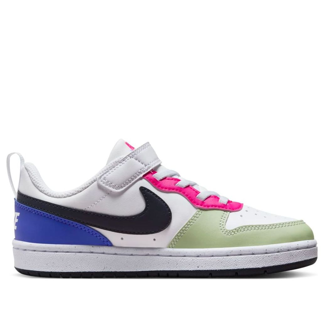 (PS) Nike Court Borough Low Recraft Shoes 'White Pink Dark Obsidian' DV5457-108