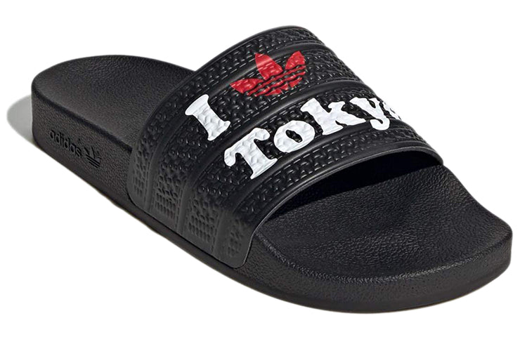 (WMNS) adidas originals Adilette Slides 'Black' H67740