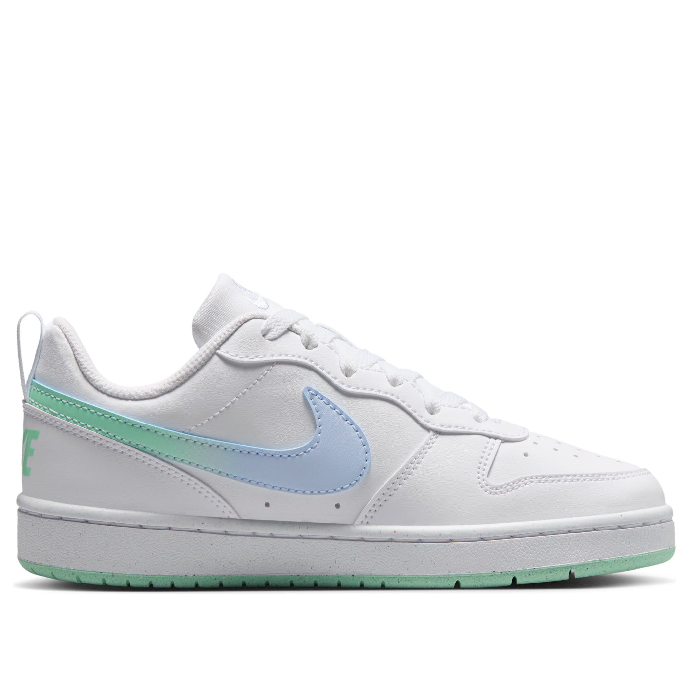 (GS) Nike Court Borough Low 'White Arctic Green Football Grey' IQ6529-100
