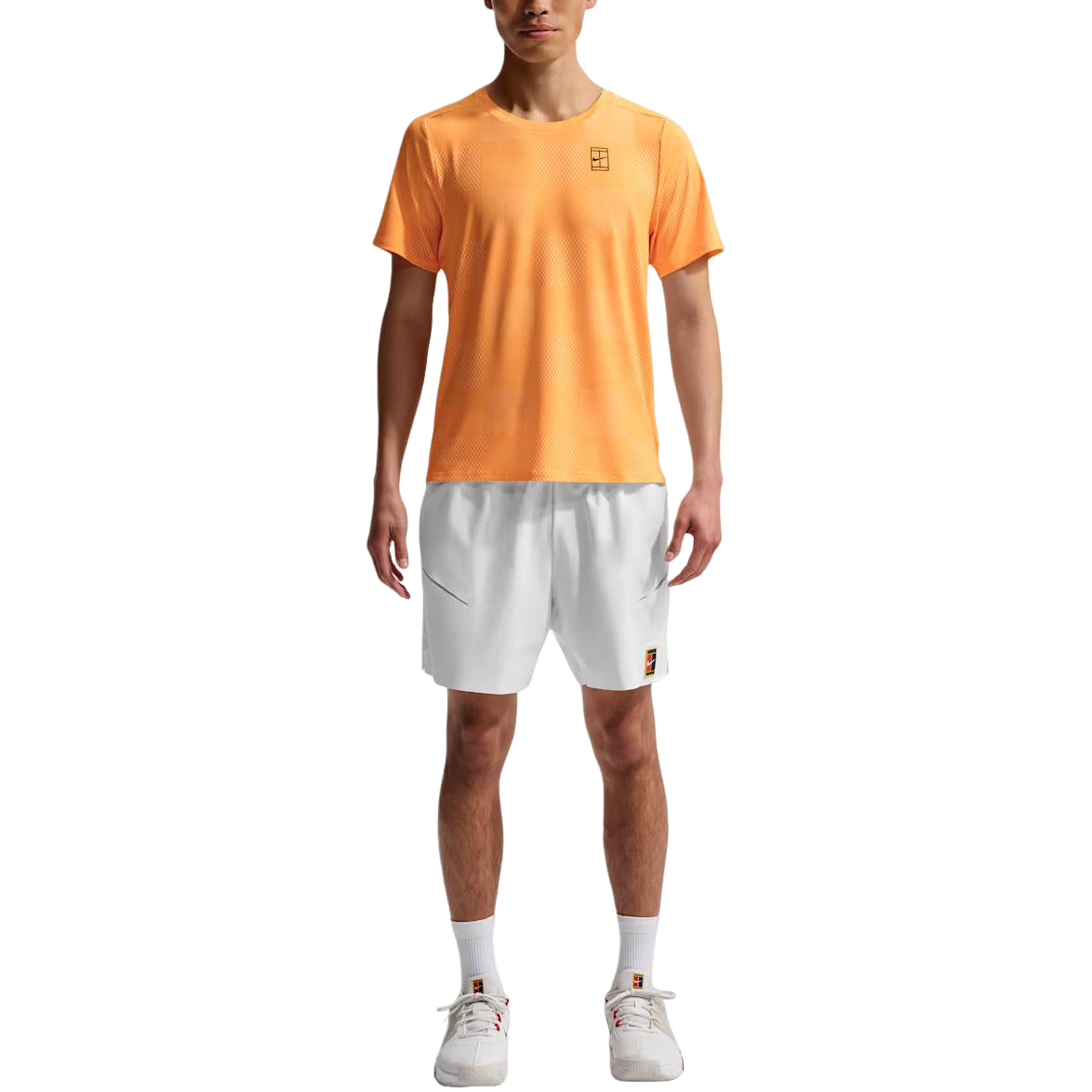 Nike Court Advantage Dri-FIT T-Shirt 'Laser Orange/Black' IB1065-845