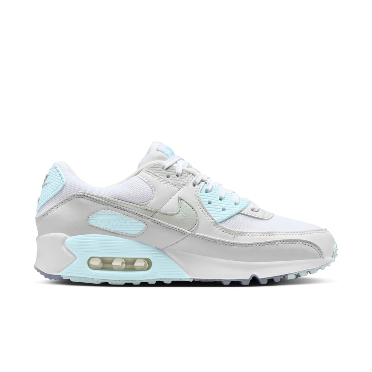 (WMNS) Nike Air Max 90 'White Glacier Blue' DH8010-104