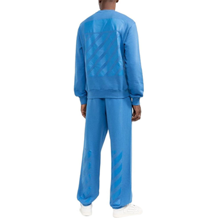 Off-White Diag OMBA057F22FLE0024545PEACOCK