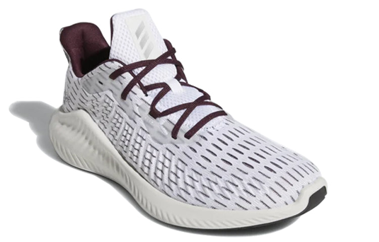 adidas Alphabounce+ 'White Maroon' EF8183