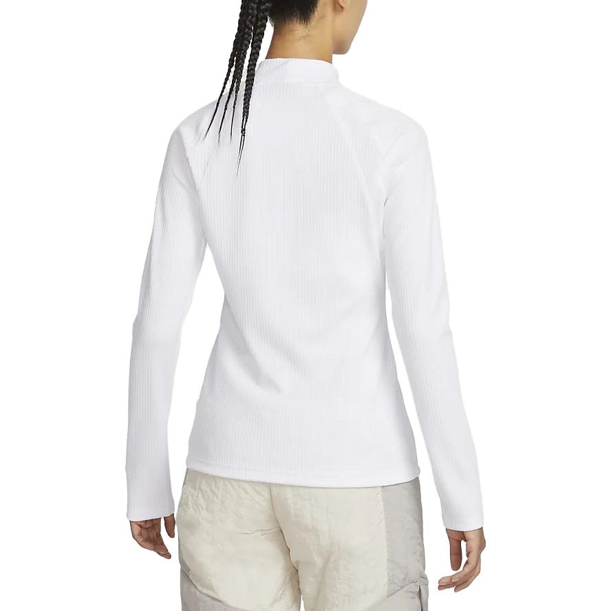 (WMNS) Air Jordan Flight Women's Ribbed Long-Sleeve Top 'White' DV1421-100