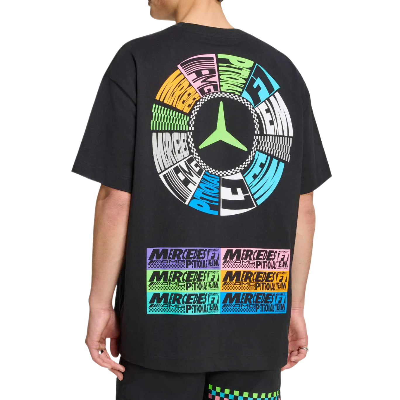 adidas x Mercedes AMG Petronas Formula 1 Team Light On T-Shirt 'Black' KS2107