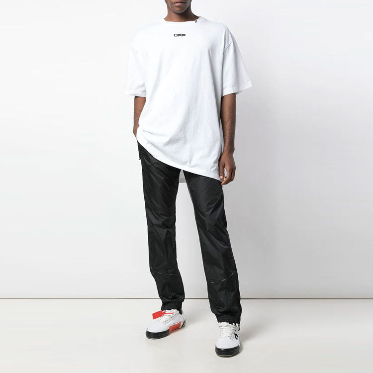 Off-White Caravaggio Square SS Over Tee 'White Black' OWKC038S20-5005-WH
