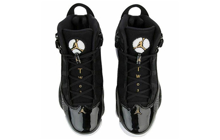 Air Jordan 6 Rings 'Black Metallic Gold' 322992-007