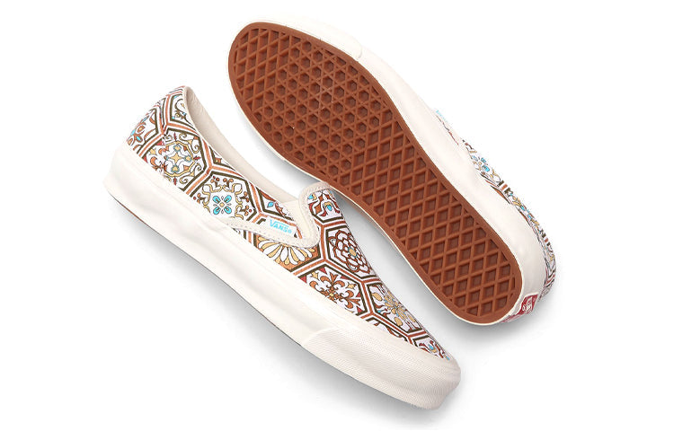 Vans KITH x Classic Slip-On 'Brown Moroccan Pattern' VN0A45JK2CN