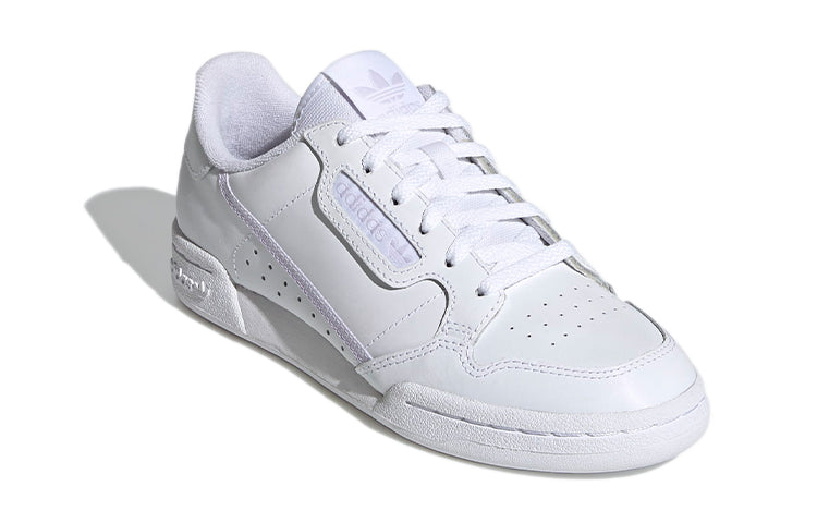 (GS) adidas Continental 80 J 'White Purple' EF5114