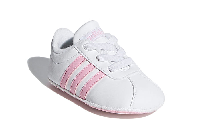 (TD) adidas VL Court 2.0 'White Pink' F36603