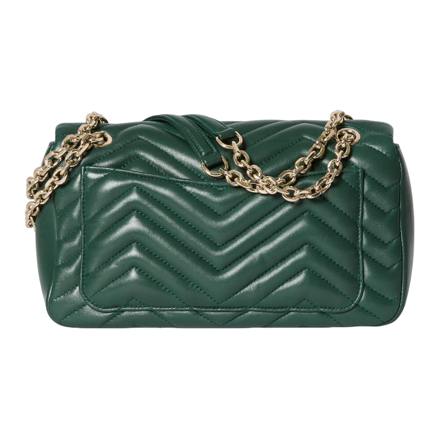 (WMNS) Gucci GG Marmont Medium Shoulder Bag 'Green' 837267-AAE38-3020
