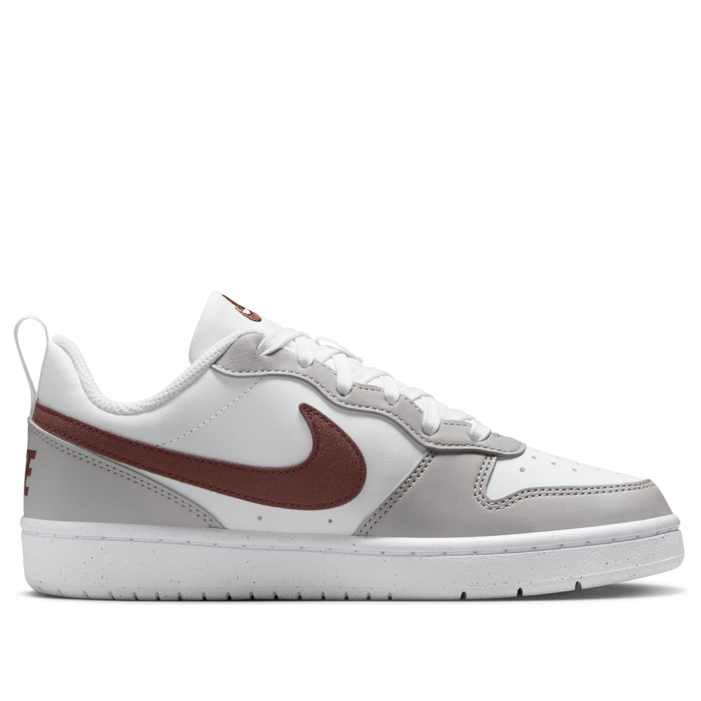 (GS) Nike Court Borough Receaft 'White Dark Pony Iron Ore' FZ1024-100