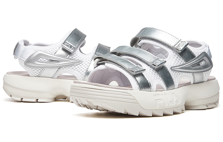 (WMNS) FILA DISRUPTOR II SANDAL silver F12W024506FWS