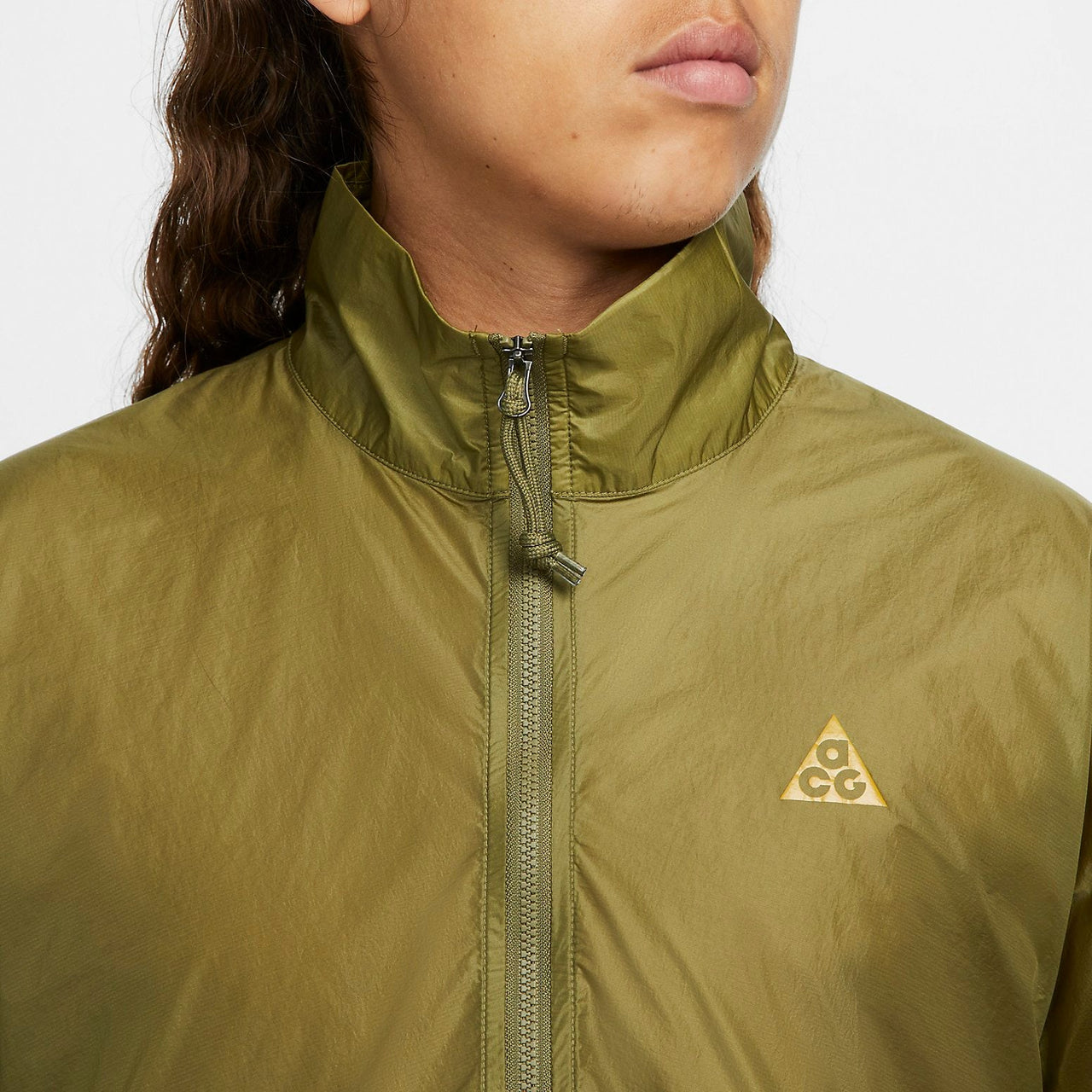 Nike Acg Half-Zip Windbreaker Jacket 'Olive' DN3953-378