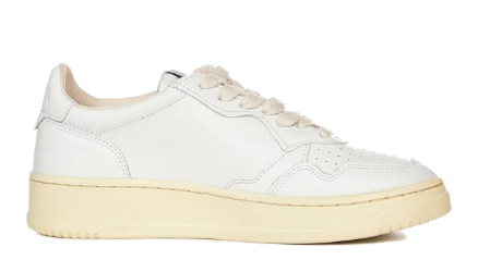 (WMNS) Autry Medalist Leather Low Lettering 'We Are Action People - White' AULW-LD06