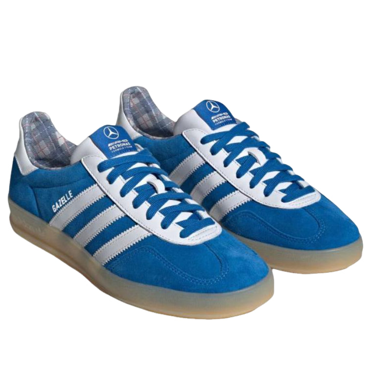 adidas Mercedes x Gazelle Indoor AMG Petronas F1 Team 'Blue Bird White Gum' KJ3264