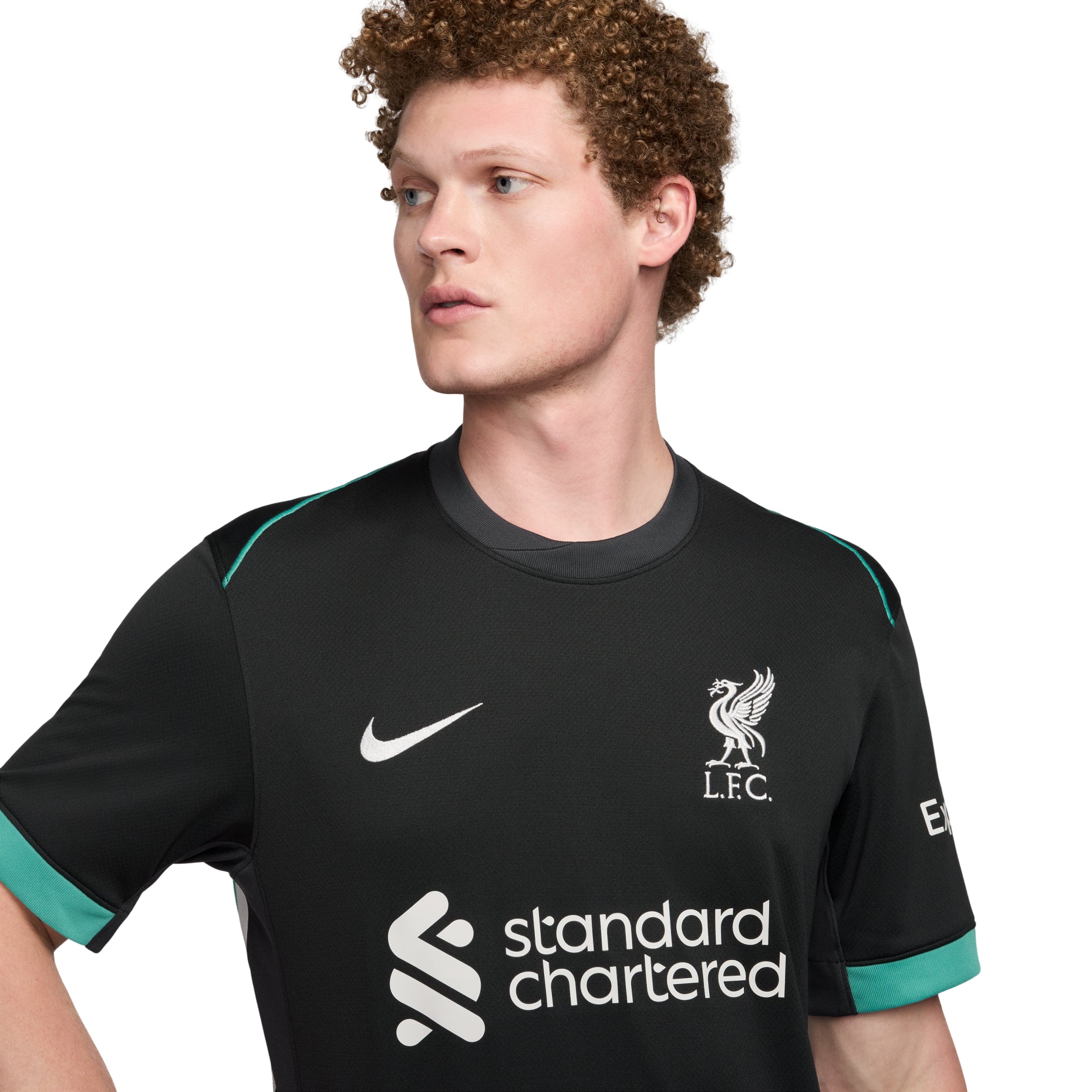 Nike Dri-FIT Liverpool FC 2024/25 Stadium Away Jersey 'Black Teal' FN8780-322