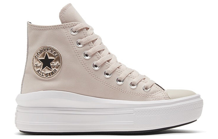 (WMNS) Converse Chuck Taylor All Star High Move 'Diamond Metal - Silt Red' 569545C