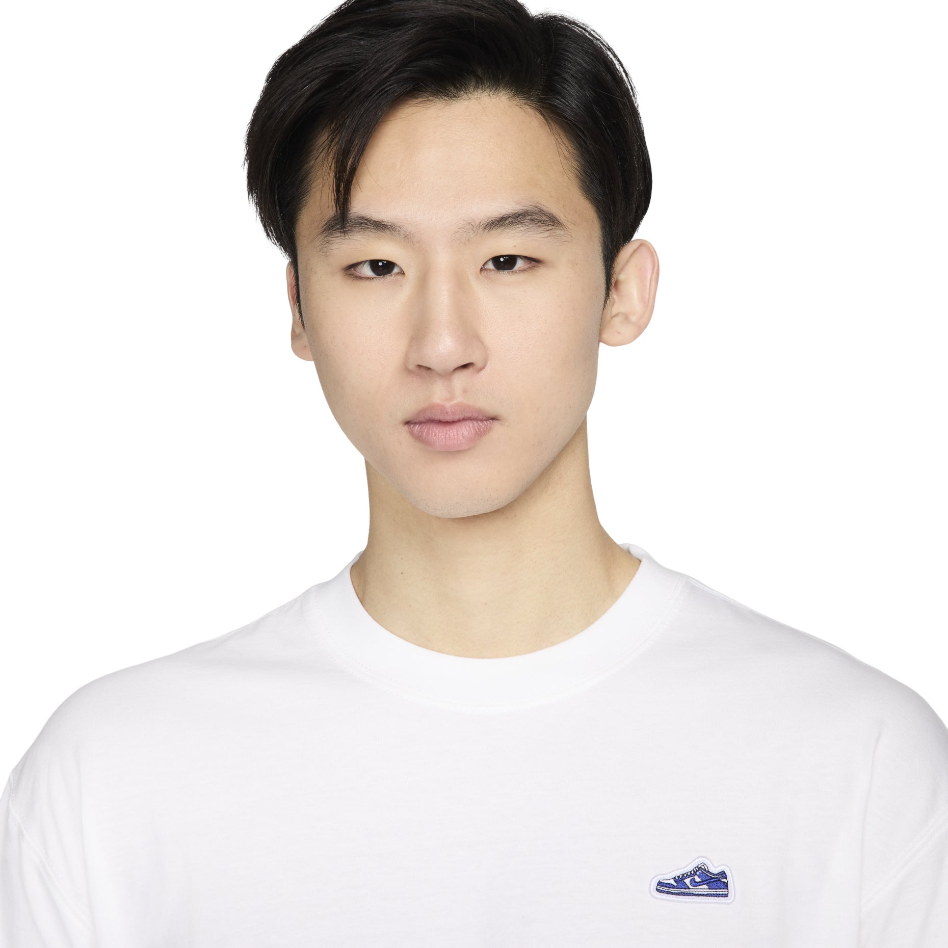 Nike Sportswear Dunk Patch T-shirt Asia Sizing 'White' FV3752-100