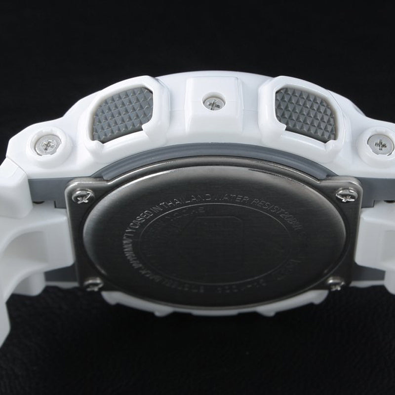CASIO G-Shock Analog-Digital 'White' GA-100A-7A