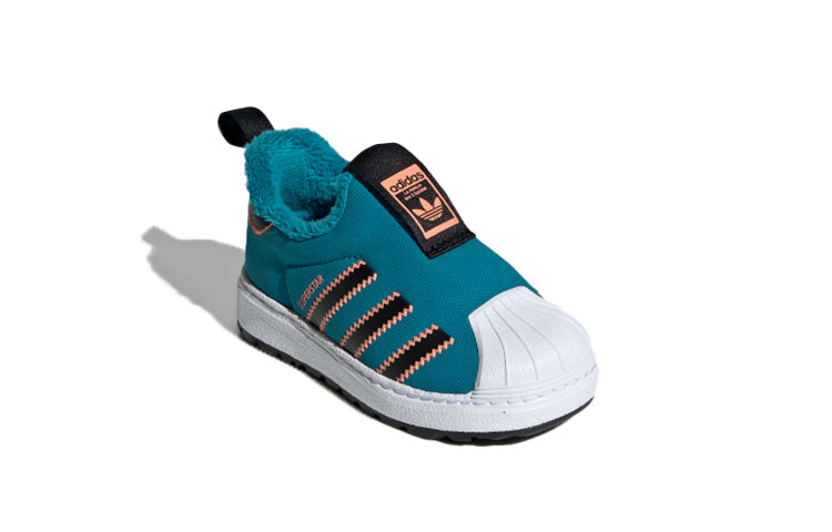 (TD) adidas originals Superstar 360 Winter 'Blue White Black' EE6418