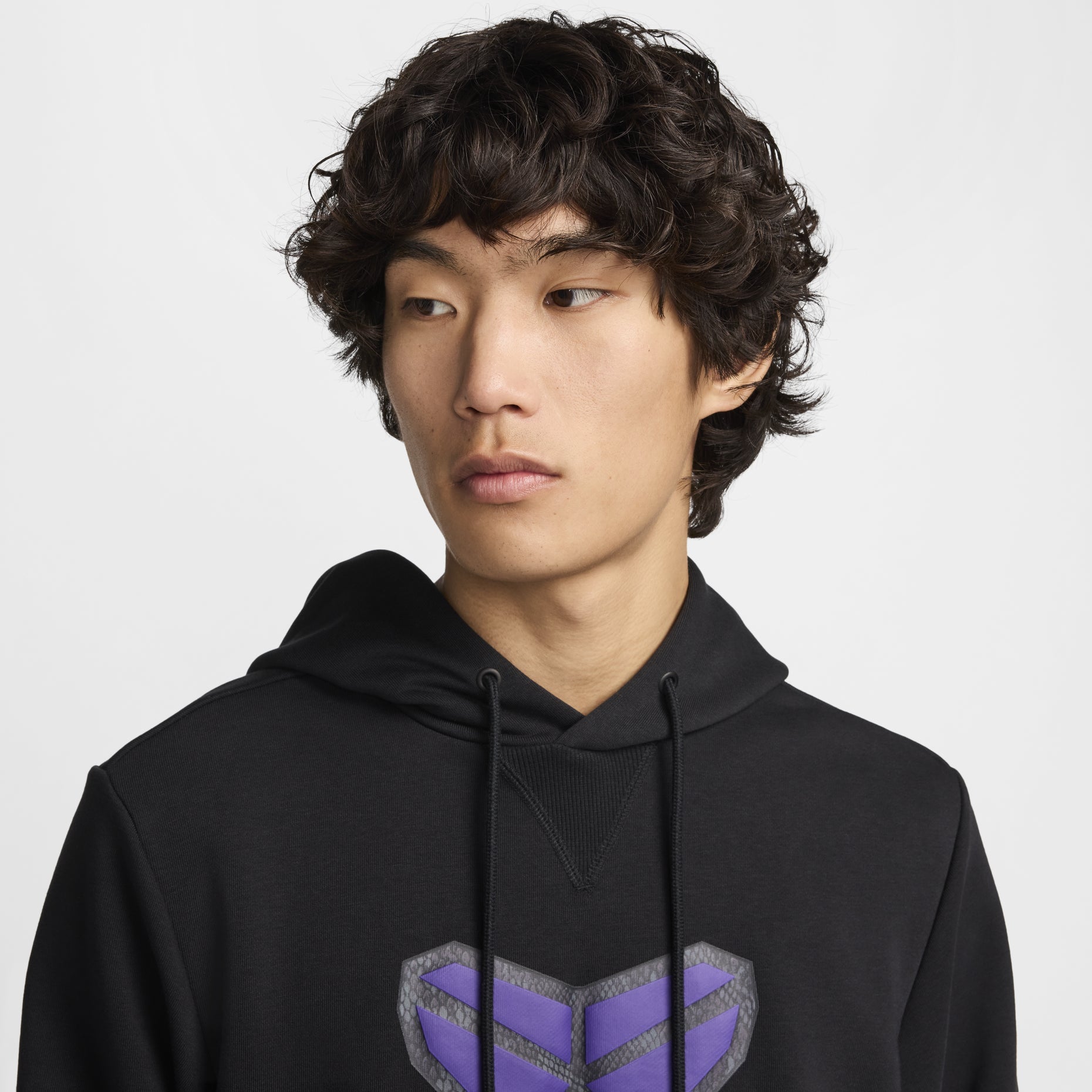 Nike Kobe Dri-FIT Standard Issue Basketball Hoodie Asia Sizing 'Black Field Purple' HF0067-010