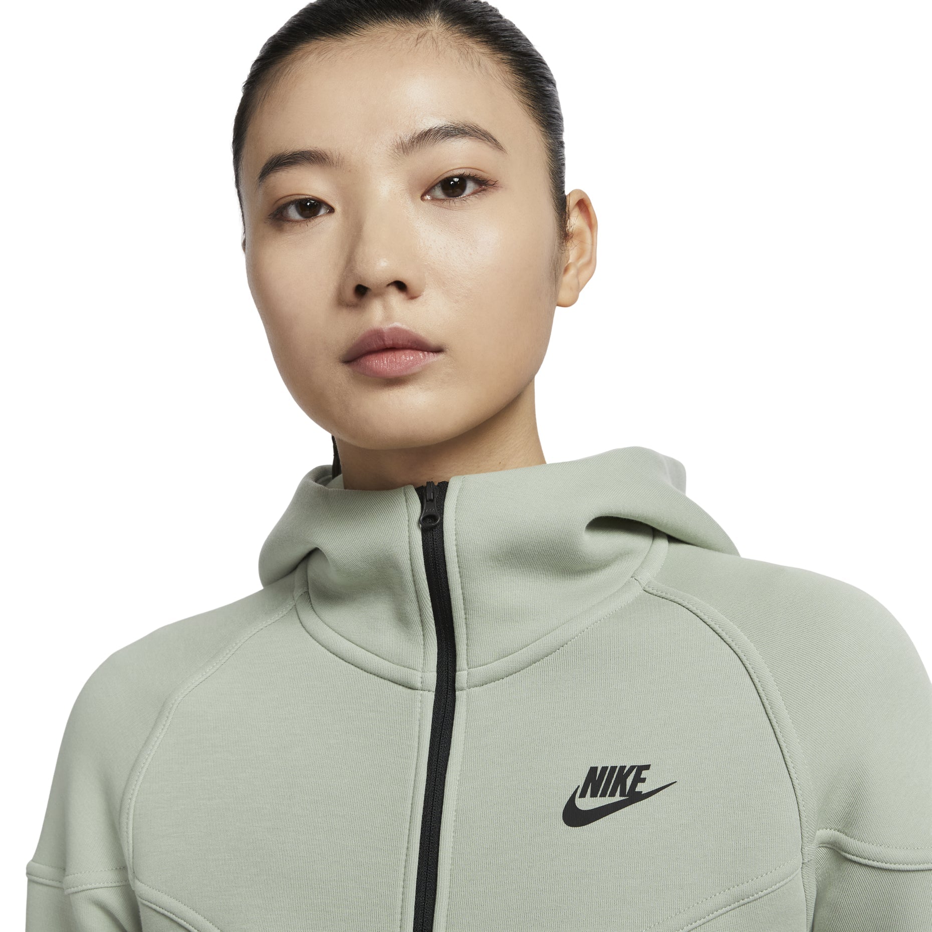 (WMNS) Nike Sportswear Tech Fleece Windrunner Full-Zip Hoodie Asia Sizing 'Jade Horizon' FB8339-370