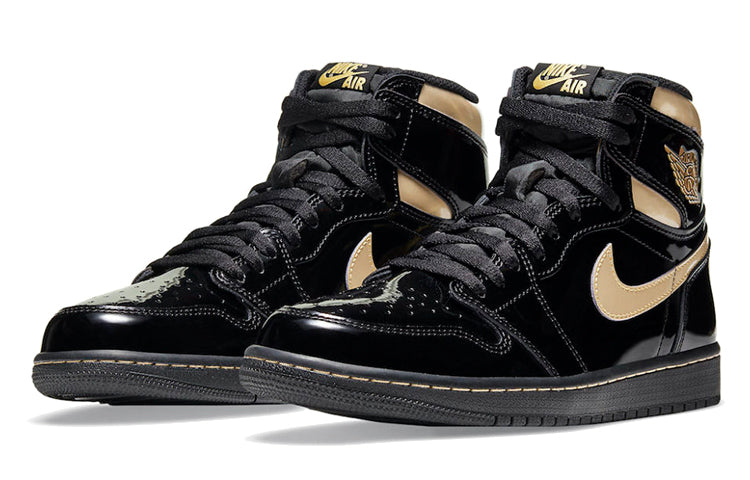 Air Jordan 1 Retro High OG 'Black Metallic Gold' 555088-032