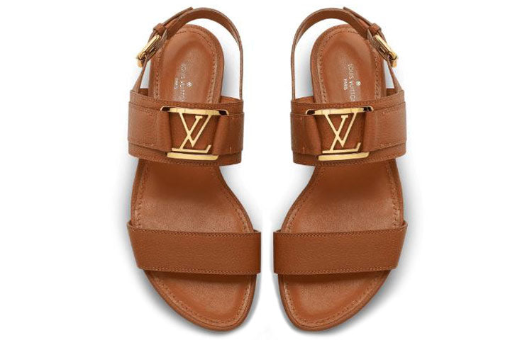 (WMNS) LOUIS VUITTON LV Horizon 2 Straps Flat 'Brown' 1A64WX