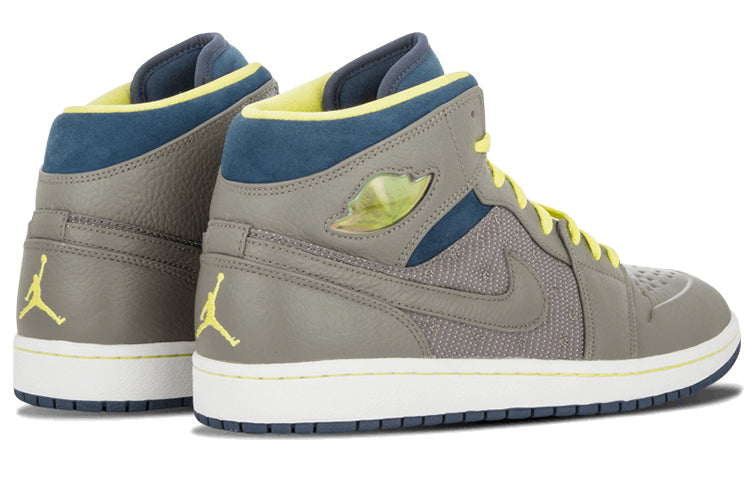 Air Jordan 1 Retro 97 TXT 'Flat Pewter Electric Yellow' 555071-045