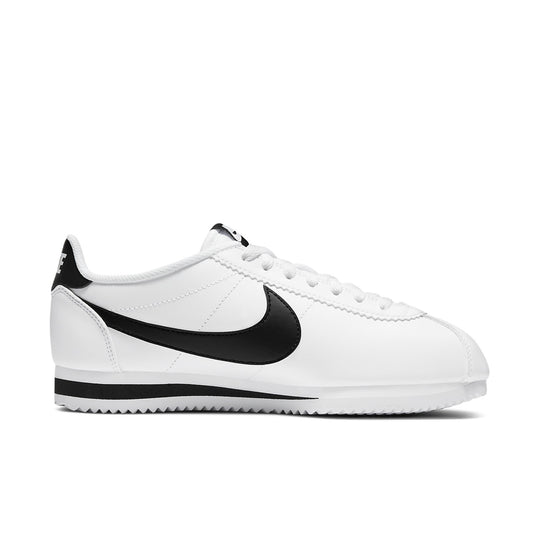 (WMNS) Nike Classic Cortez Leather 'White Black' 807471-101