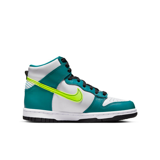 (GS) Nike Dunk High 'Bright Spruce Volt' DB2179-109