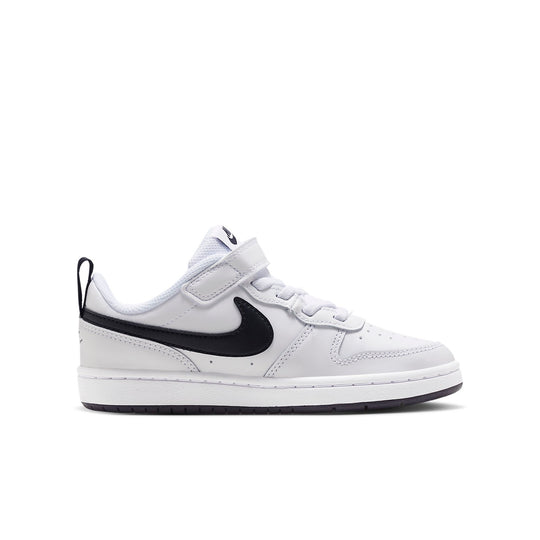 (PS) Nike Court Borough Low 2 'White Black' BQ5451-104