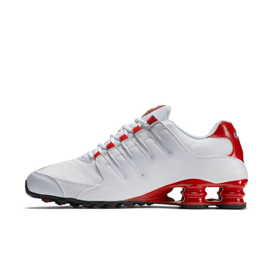 Nike Shox NZ 'White University Red' 378341-110