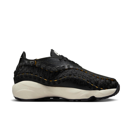 (WMNS) Nike Air Footscape Woven 'Black Croc' FQ8129-010