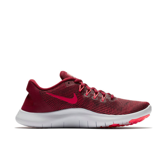 (WMNS) Nike Flex 2018 RN White/Red AA7408-600