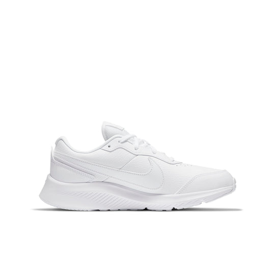 (GS) Nike Varsity Leather 'Triple White' CN9146-101