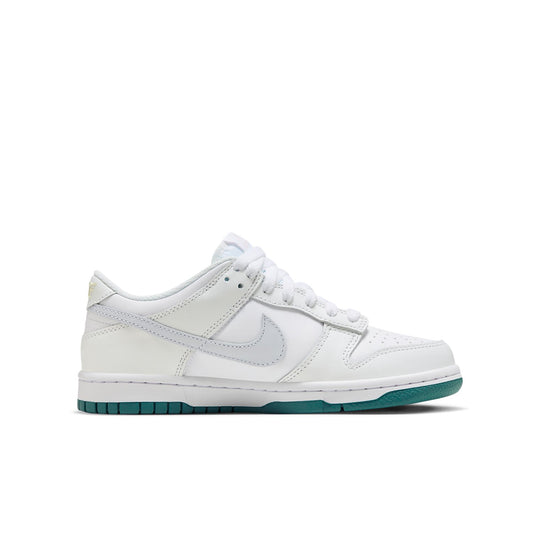 (GS) Nike Dunk Low 'White Grey Teal' FD9911-101